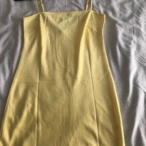 Pastel Yellow Slip Dress💛